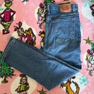 Levi's wedgie straight Blue Jeans